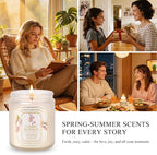 Scented Candle Gift Set, 4 Pack 7oz Natural Soy Wax Aromatherapy Candles - Image 4