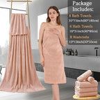 8 Piece Bath Towel Set-2 Oversized Bath Sheets, 2 Hand Towels, 4 - Image 7