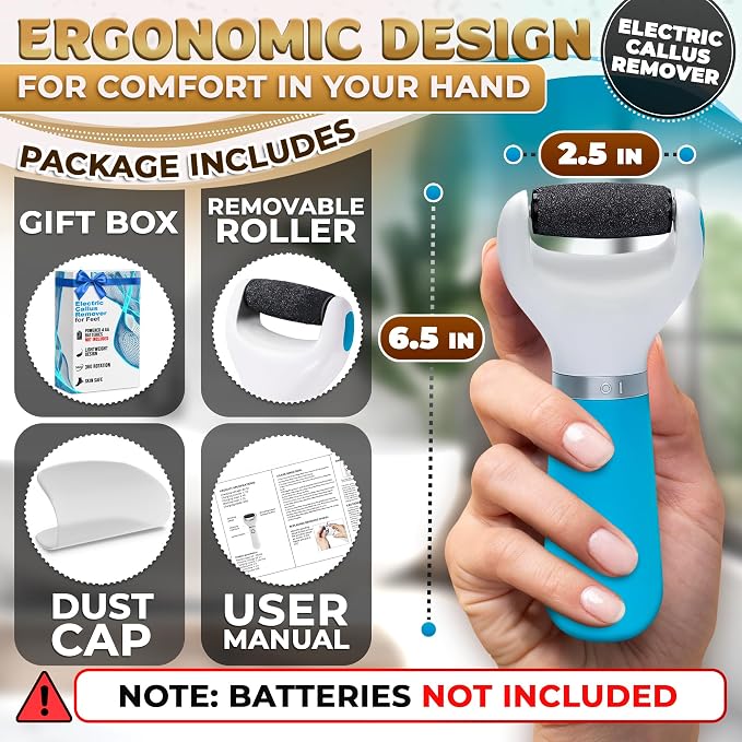Electric Foot Callus Remover Tool | Batteries Not Included – High-Speed Foot - Image 3