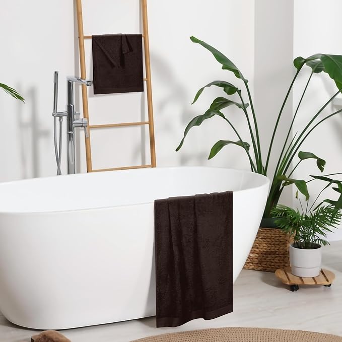 Ultra Soft 3 Pack Cotton Towel Set, Contains a Bath Towels 28x55 inch, a Hand - Image 5