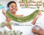 2 Pack African Net Sponge Exfoliating Body Scrubber Bath Sponge - Image 2