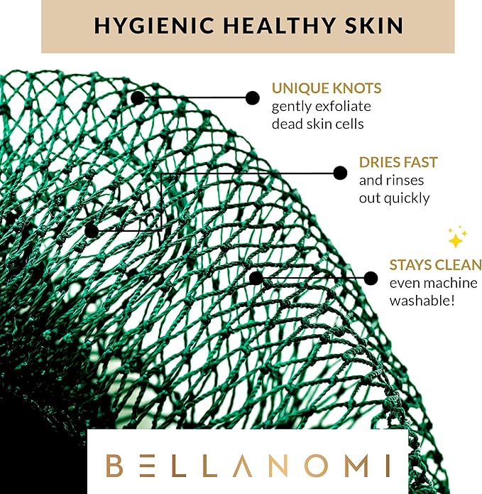 Bellanomi African Exfoliating Net Sponge, Ethically sourced from Nigeria - Image 5