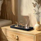 MAONAME Black Bathroom Vanity Tray, Rustic Long Narrow Tray, Rectangle - Image 7