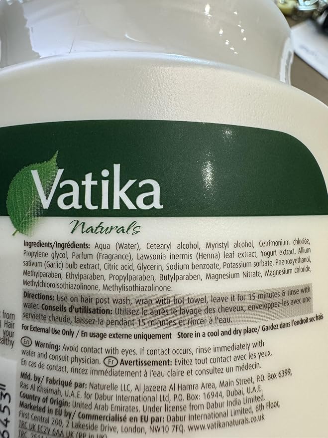 Dabur Vatika Naturals Garlic Hair Mask Treatment Cream, 500 Gram - Image 8