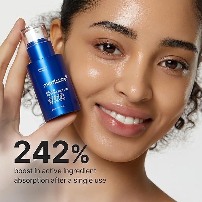 medicube Exosome Shot Zero 2, 000 PPM Spicule Facial Serum | Liquid Skin - Image 7