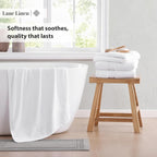 LANE LINEN 100% Cotton 4 Pack Bath Towels - Image 5