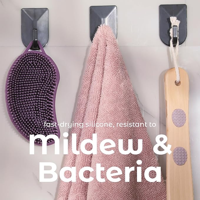 MainBasics Silicone Body Scrubber Dual-Sided Shower Loofah and Scalp Scrubber - Image 7