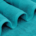 White Classic Luxury Soft Aqua Bath Sheet Towels - Image 3