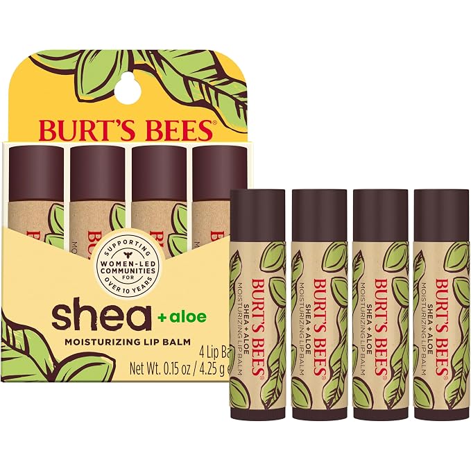 Burt's Bees Shea and Aloe Moisturizing Lip Balm, Lip Moisturizer - Image 20
