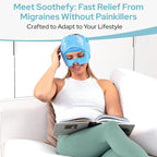 Migraine Relief Cap with Slide-Up Eye Mask - Image 2