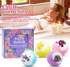 Bath Bombs for Women Relaxing-4 Natural and Organic Bath Bombs - Image 2