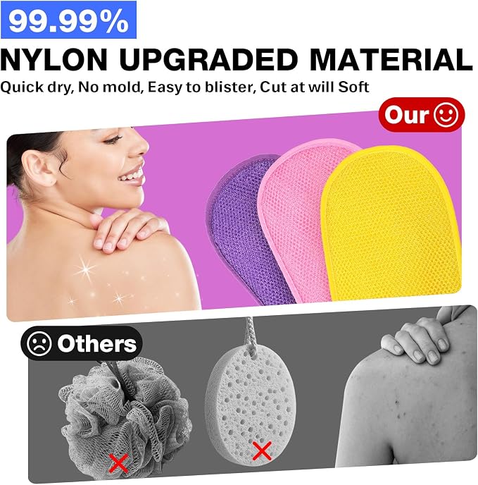 African Net Sponge Exfoliating Gloves - Image 4