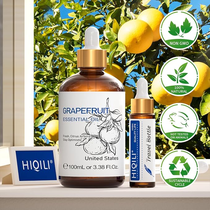 HIQILI 100 ml Grapefruit Essential Oil, - Image 5