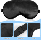 3 Pcs Sleep Mask, Silk Blackout Eye Mask Cover - Image 3
