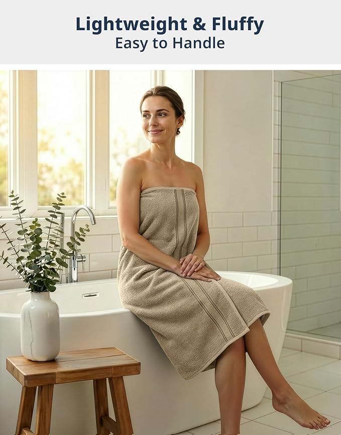 LANE LINEN 100% Cotton Large Bath Towels - Image 2