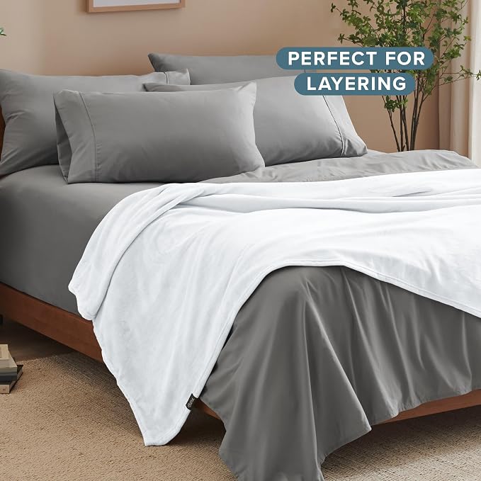 Bare Home Fleece Blanket - Image 8