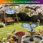 4 Pack Super Value Hanging Plastic Bird Baths and Feeders - Image 5