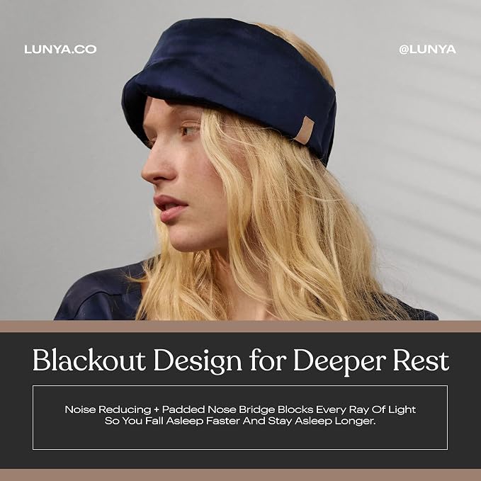 Lunya Washable Silk Sleeping Mask - Image 3
