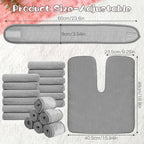 18PCS U-Shaped Microfiber Facial Towels - Image 2