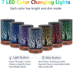 EQUSUPRO Essential Oil Diffuser 150ml Black Metal Aromatherapy Oil Diffuser - Image 3