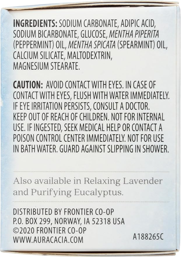 Aura Cacia Peppermint Shower Tablets - Image 6