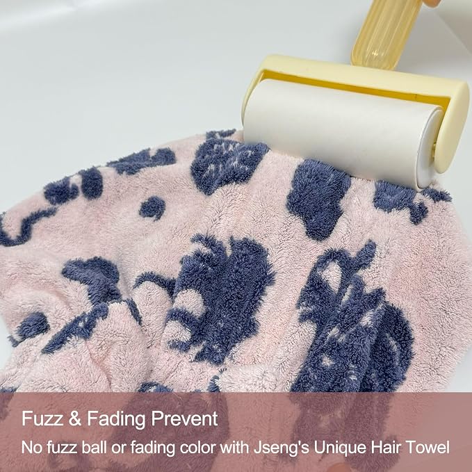 Jseng 3Packs Microfiber Hair Towel - Image 6