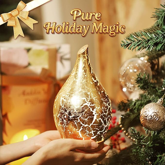 Porseme Essential Oil Diffuser Glass Aromatherapy Ultrasonic Humidifier - Image 6