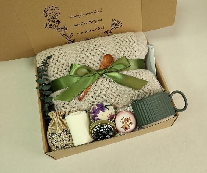 Get Well Soon Gift Basket- Relaxation, Self Care Package, After Surgery Recovery by CASTATEO