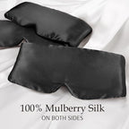 Zenssia 100% Mulberry Silk Sleep Mask Eye Mask - Image 2