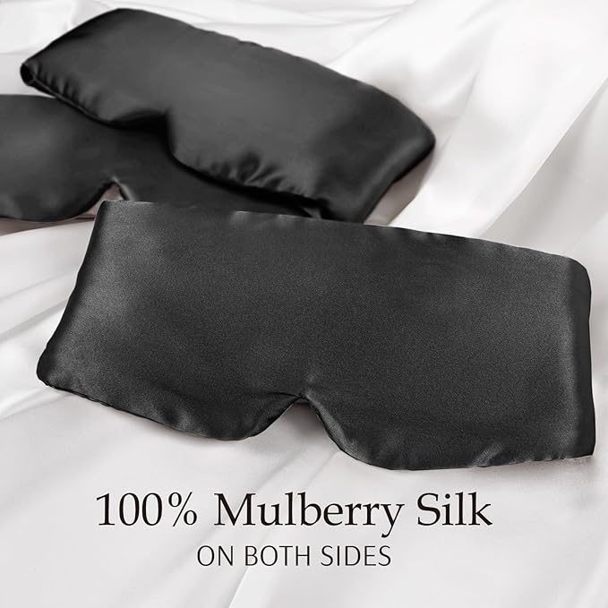 Zenssia 100% Mulberry Silk Sleep Mask Eye Mask - Image 2