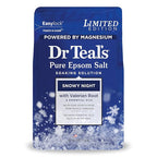 Dr Teal's Epsom Salt Magnesium Soak, Snowy Night, 3 lbs by DrTeals