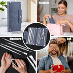 7-Piece Ingrown Toenail Treatment Set, Professional Stainless Steel Ingrown - Image 8
