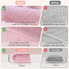Microfiber Hair Towel Wrap for Women, 2 Pack Large Fast Drying Hair Towel - Image 2