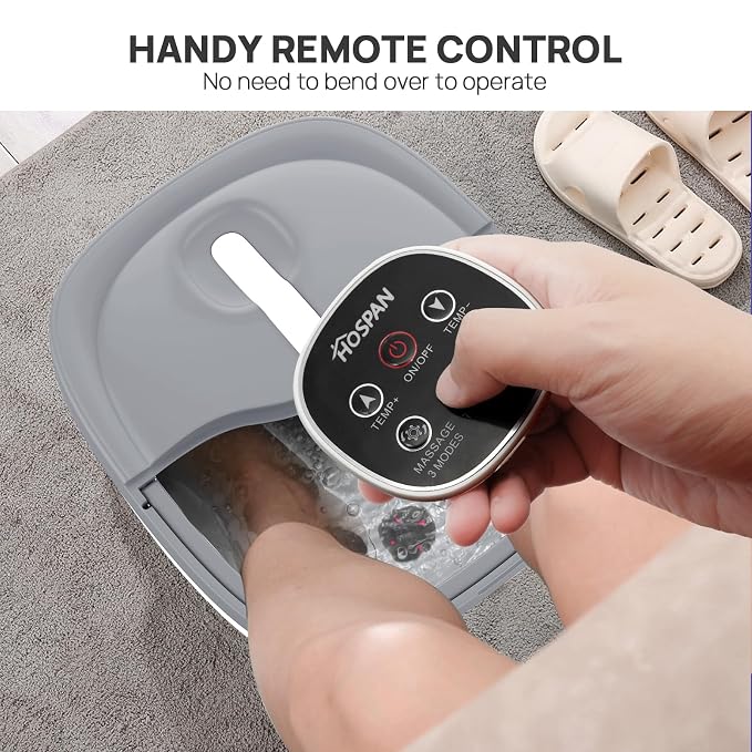 HOSPAN Collapsible Foot Spa Electric Rotary Massage, Foot Bath - Image 7