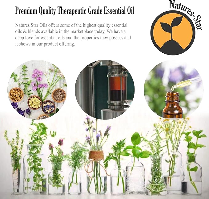 Natures-Star Peppermint Essential Oil, 4 Pack 16oz Each, 64oz Bulk, Therapeutic - Image 3