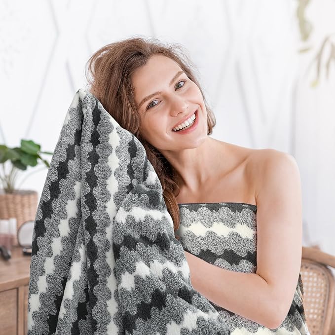 SmoothNovelty 16 Pack Microfiber Bath Towels Bulk 27'' x 60'' Oversized Size - Image 6