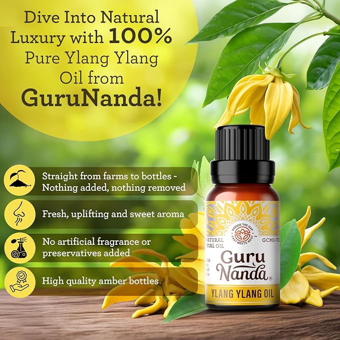 GuruNanda Ylang Ylang Essential Oil - Image 2