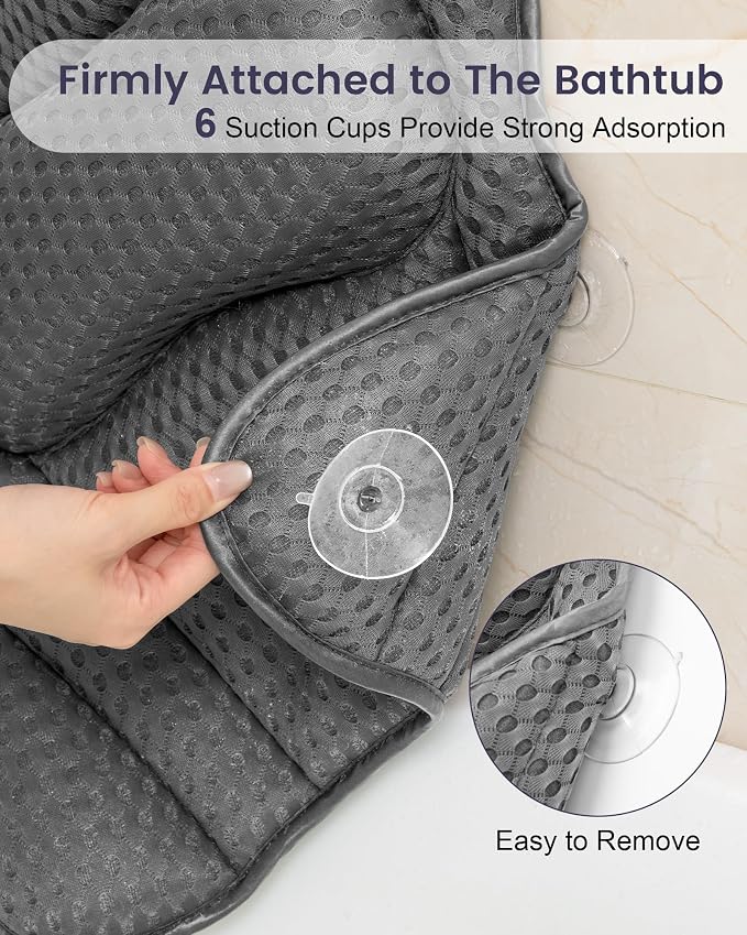 MTDLYICE Bath Pillow, Bath Pillows - Image 2
