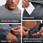 HOTSUIT Men Sauna Suit Sweat Suits Durable Gym Exercise Workout Jacket - Image 4