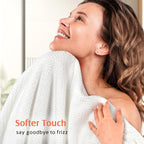 YFONG 2 Pack Microfiber Hair Towel Wrap - Image 3