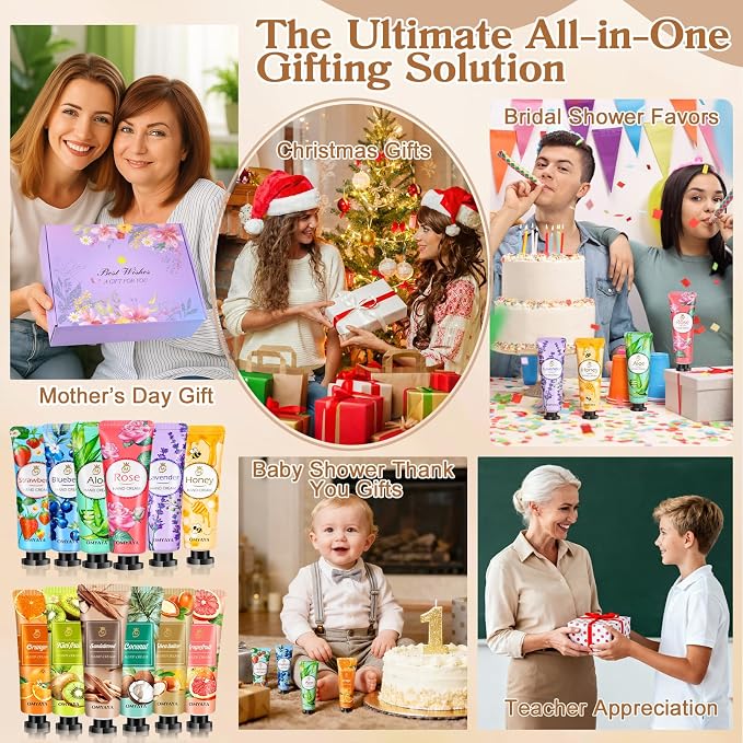96 Pack Mini Hand Lotion Bulk, Hand Lotion Travel Size, Hand Cream Bulk Gifts - Image 7