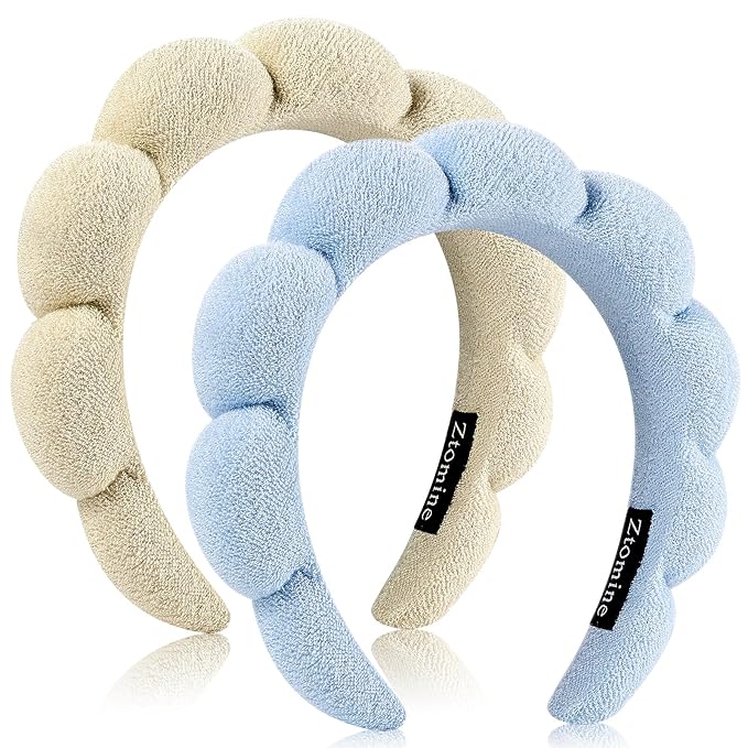 Ztomine Spa Terry Cloth Headband Combo Pack by Ztomine