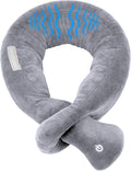 Travel Pillow/Vibration Wrap Neck Massage, Airplane Pillow Portable Battery by lomitech