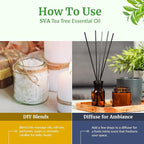 SVA Tea Tree Essential Oil – 1 Fl Oz – 100% Natural Tea Tree Oil - Image 6