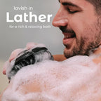 MainBasics Shower Tool Duo 2-1 Shower Loofah Sponge and Exfoliating Body - Image 4