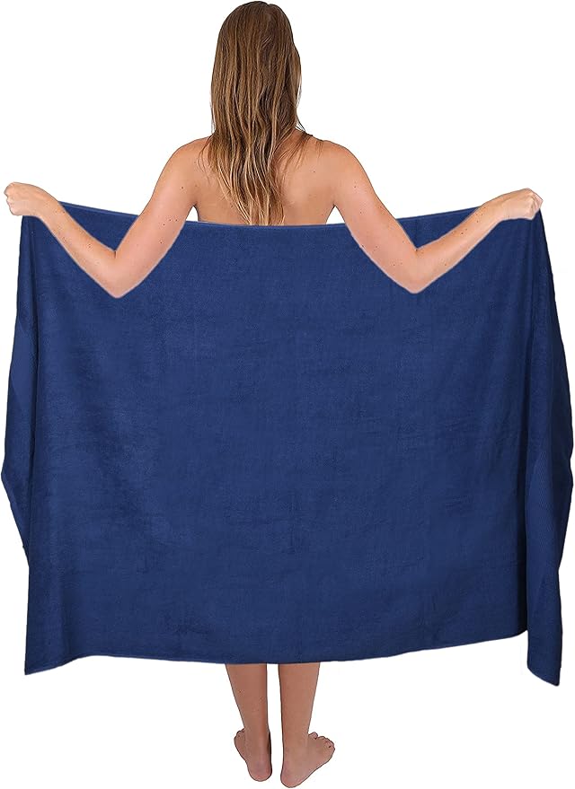Belizzi Home Premium Cotton Oversized 2 Pack Bath Sheet 35x70-100% Pure Cotton - Image 5