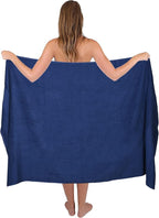 Belizzi Home Premium Cotton Oversized 2 Pack Bath Sheet 35x70-100% Pure Cotton - Image 5