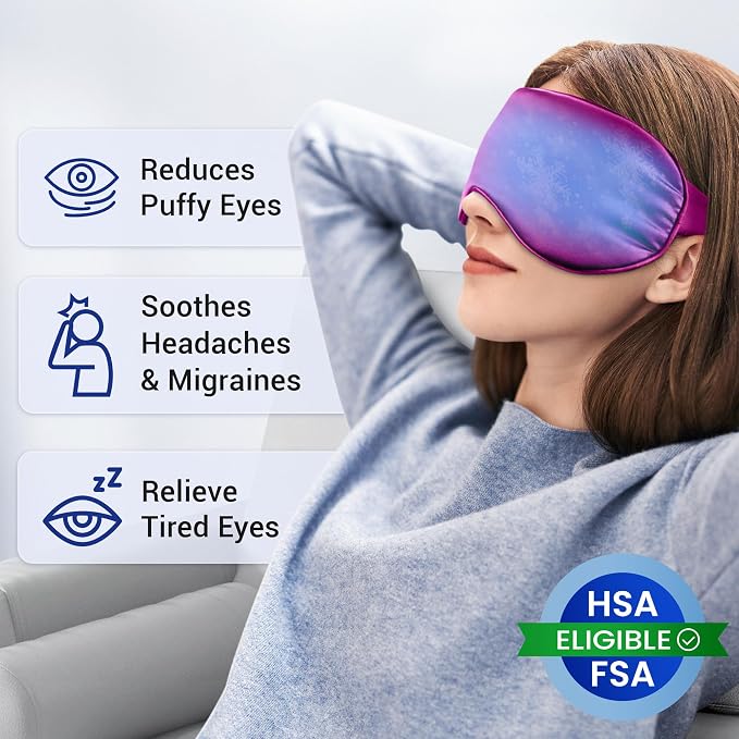 Cooling Eye Mask for Puffy Eyes: Fsa Eligible ltems Hsa, Migraines Headache - Image 2