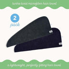Turbie Twist 2-Pack Microfiber Hair Towel - Image 3