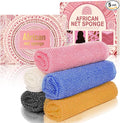 5 Pieces African Net Sponge – Deep Cleansing & Exfoliating Mesh by SpiralScgv